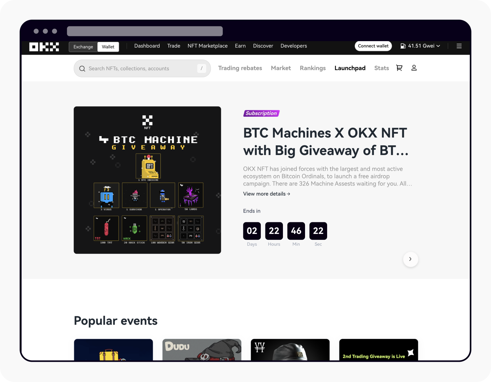 NFT Launchpad (Events)