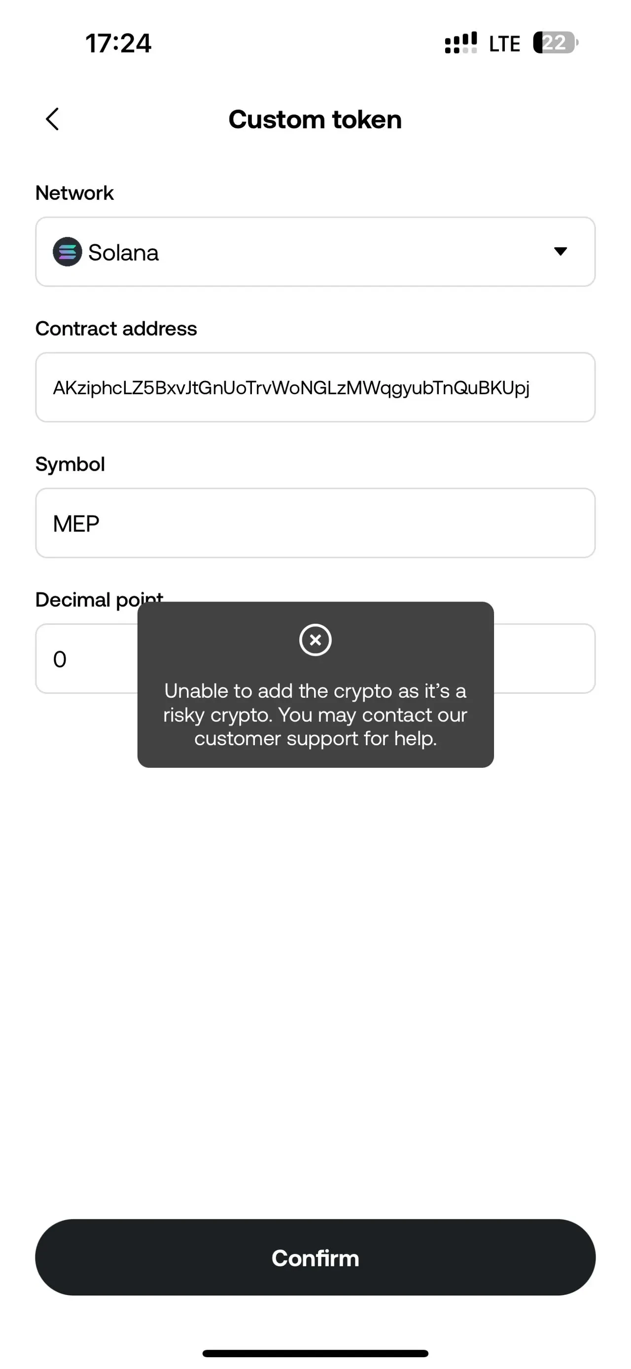 Malicious airdrop theft