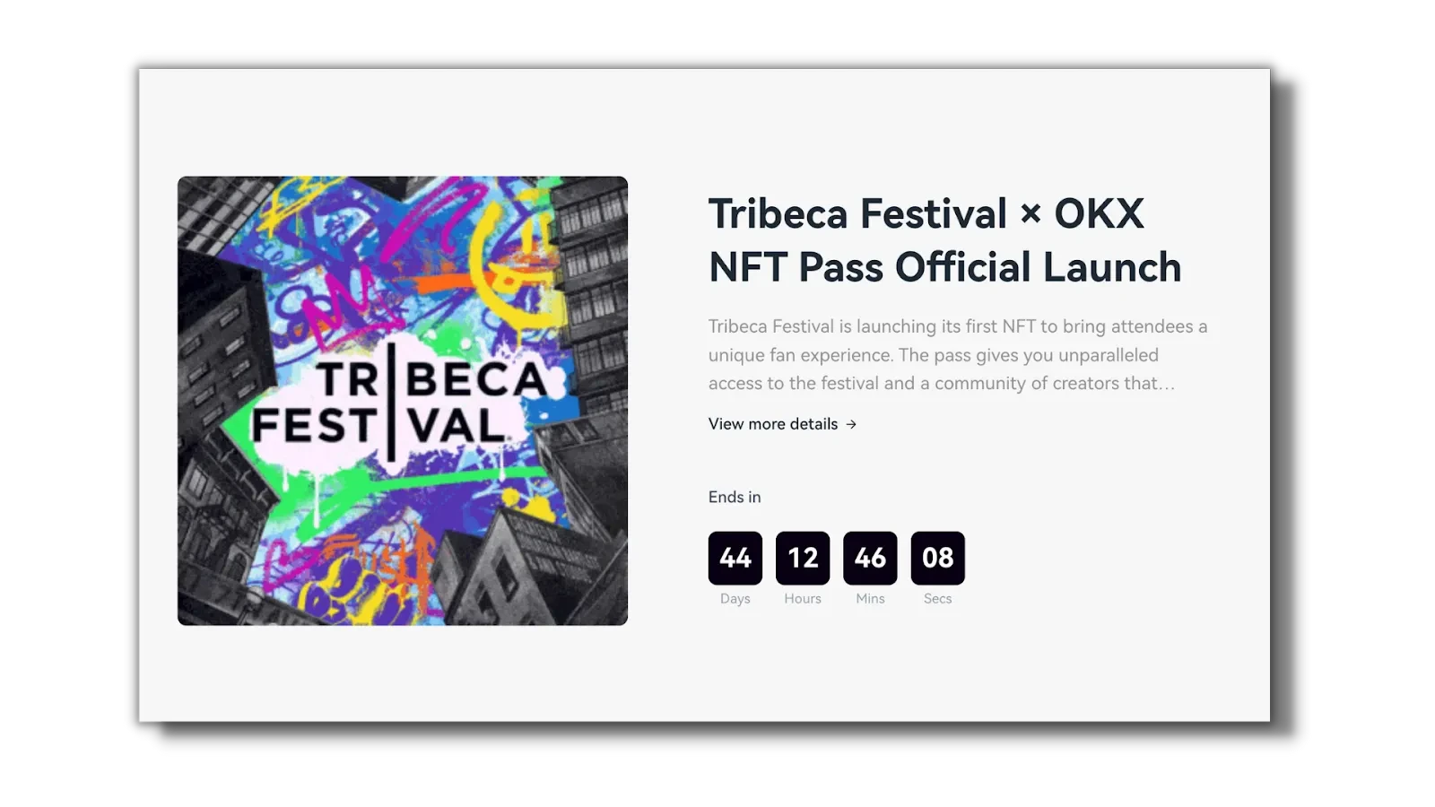 OKX NFT Marketplace Launchpad section