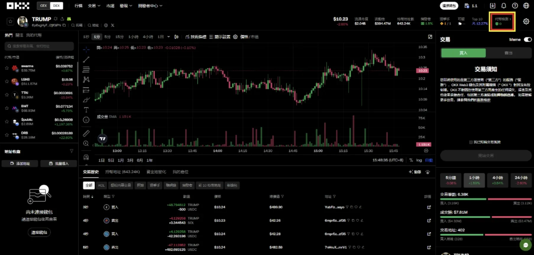鏈上代幣安全性檢查：Web 端操作指南