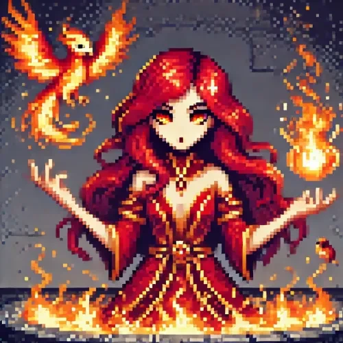 Pyromancer Astrid the Infernal Empress