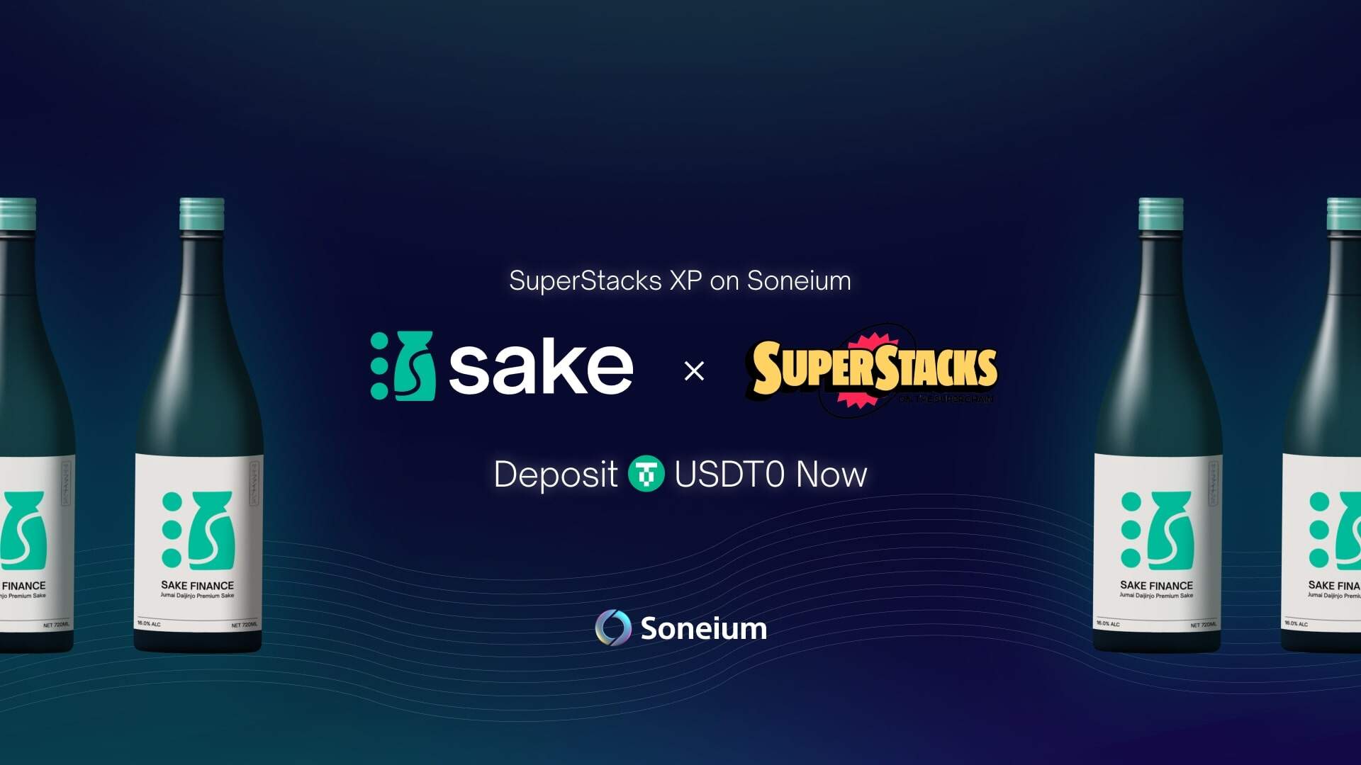 SuperStacks XP with Sake on Soneium