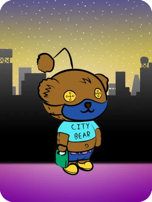 Big City Bear  #1237