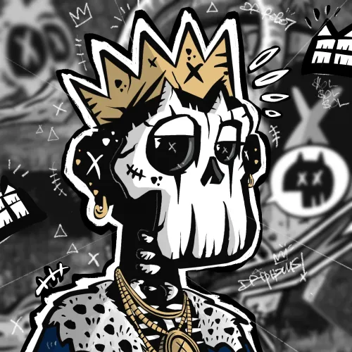 AbstraKing Side-Eye Skully