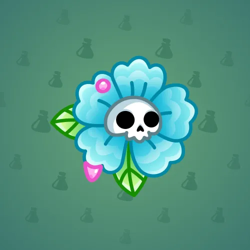 Skull Flower #14725