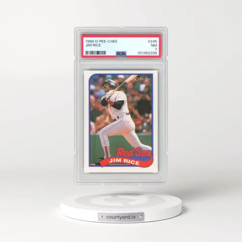 1989 O-Pee-Chee #245 Jim Rice (PSA 7 NM)