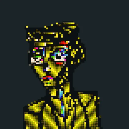 Gold Pixel King #7