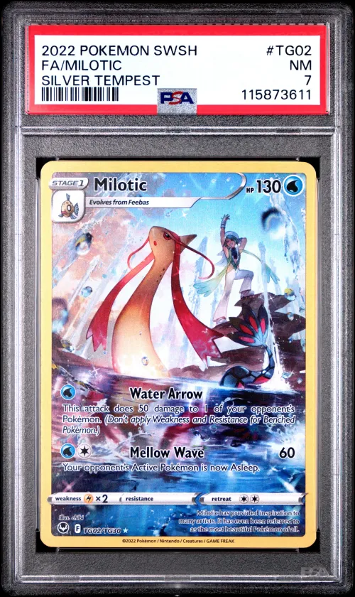 2022 #TG02 Full Art/Milotic PSA