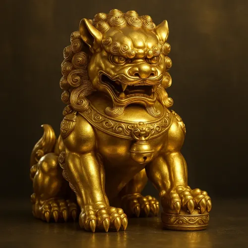 Golden Fu Lion #16
