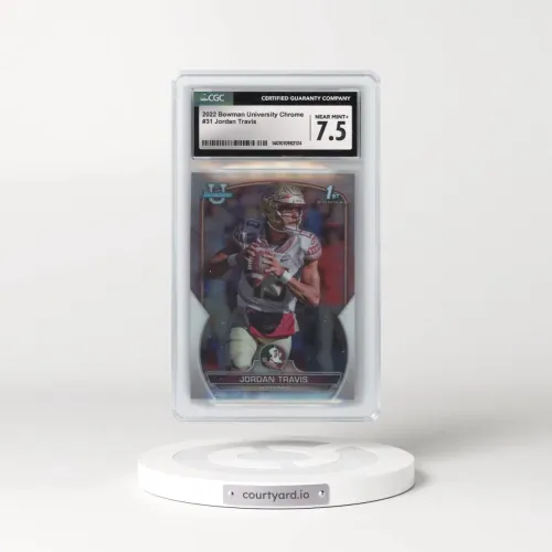 2022 Bowman University Chrome Prospects #31 Jordan Travis (CGC 7.5 NM+)