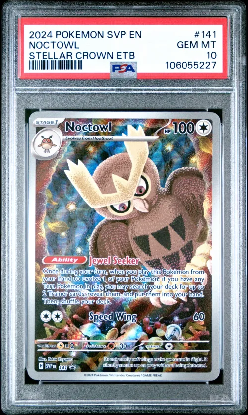 2024 #141 NOCTOWL PSA 10 POKEMON