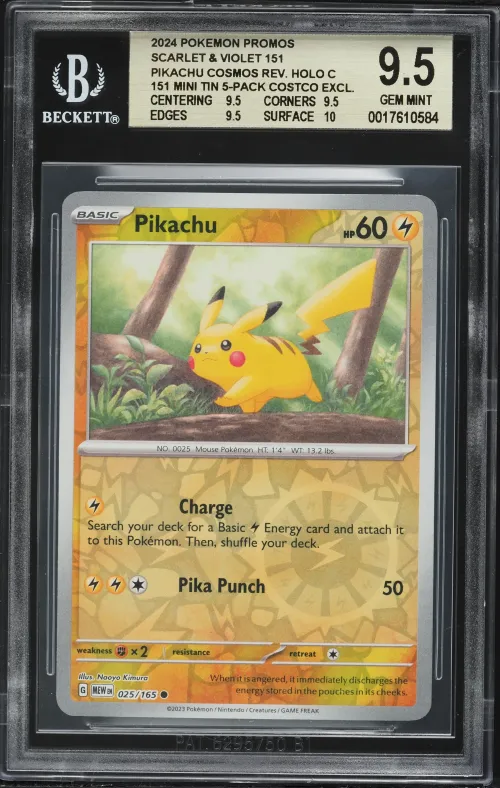 2024 #025 Pikachu COSMOS REVERSE