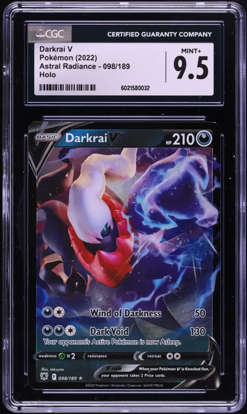 2022 #98 Darkrai V CGC 9.5 Pokem