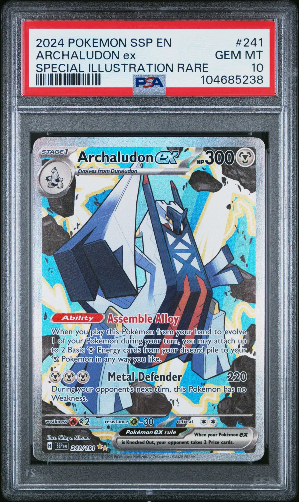 2024 #241 ARCHALUDON EX PSA 10 P