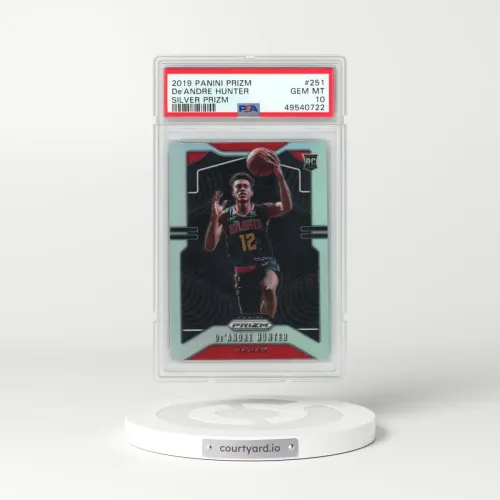 2019 Panini Prizm #251 DE'Andre Hunter - Silver Prizm (PSA 10 GEM MINT)