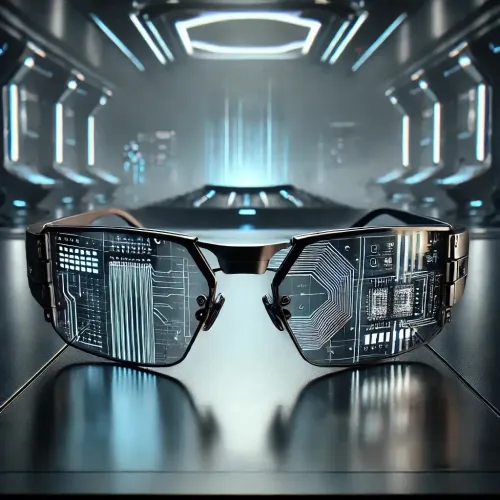 Chip-embedded “reading glasses” #22