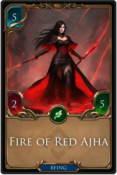 Fire of Red Ajha #14173