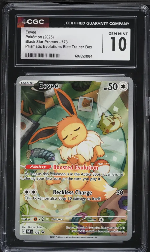 2025 #173 Eevee CGC 10 Svp EN-SV