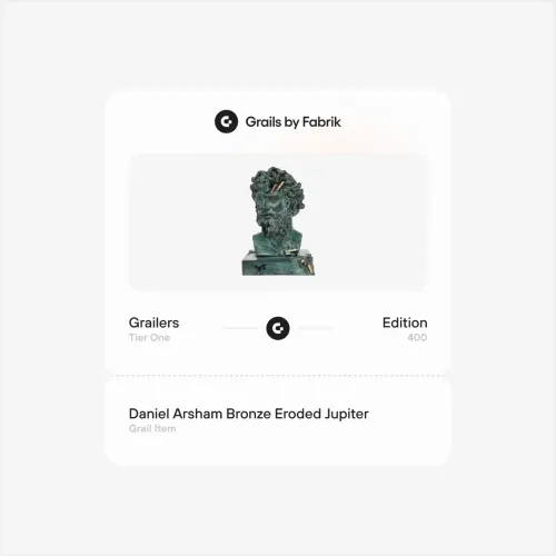 Grailers Daniel Arsham Bronze Eroded Jupiter #13