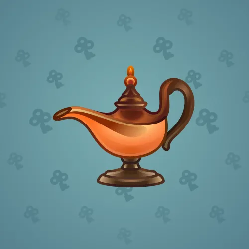 Genie Lamp #1200