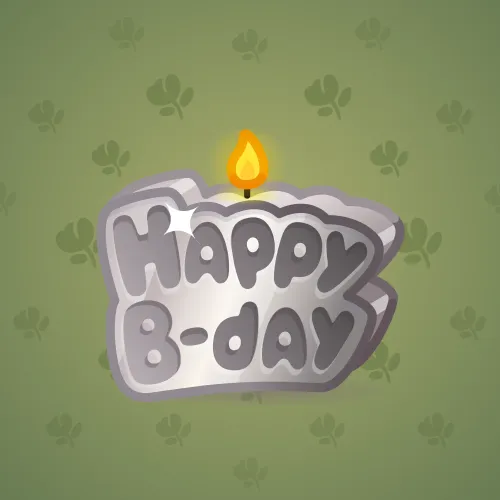 B-Day Candle #19408