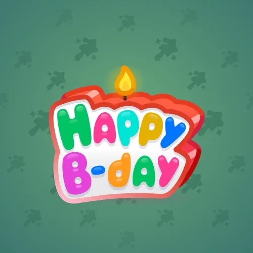 B-Day Candle #78290