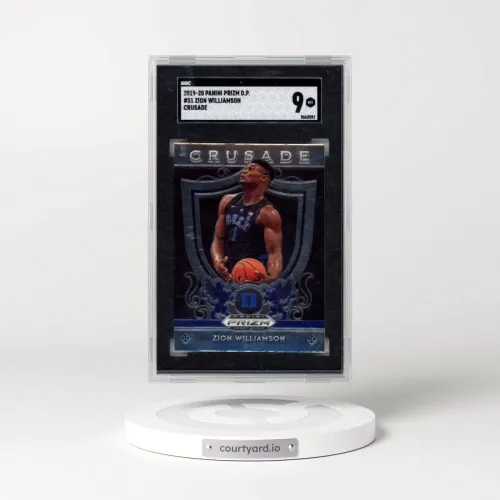 2019 Panini Prizm Draft Picks #51 Zion Williamson - Crusade (SGC 9 MINT)