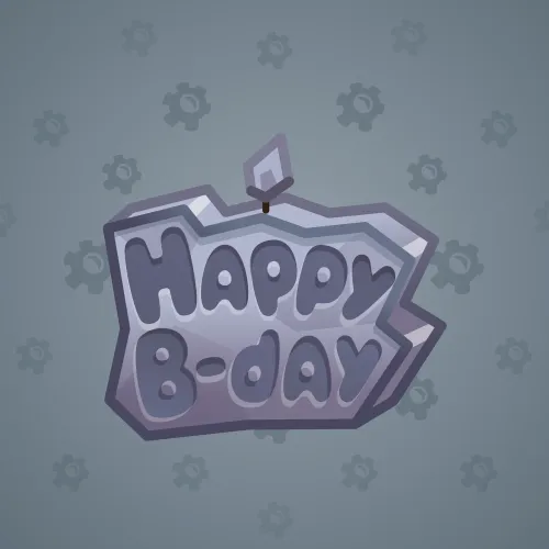 B-Day Candle #38819