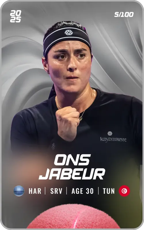 Ons Jabeur - Silver - Service #179748