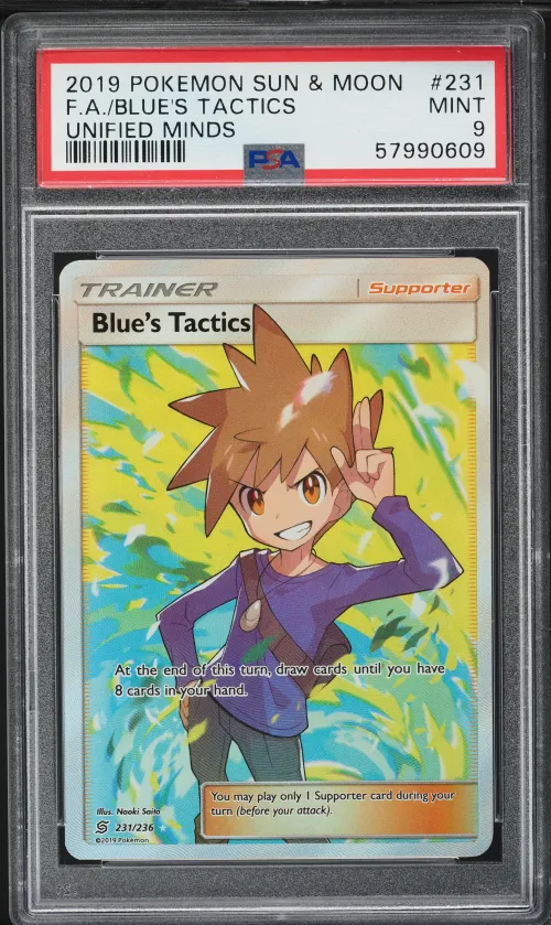 2019 #231 Full Art/Blue's Tactic