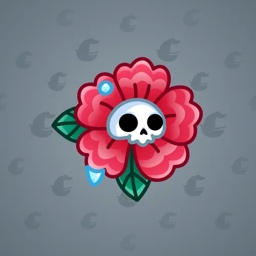 Skull Flower #3818