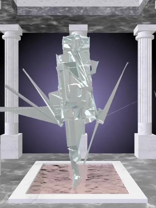 The Fragmented Excited Chronos Chrome Woman #4213