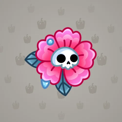 Skull Flower #5657