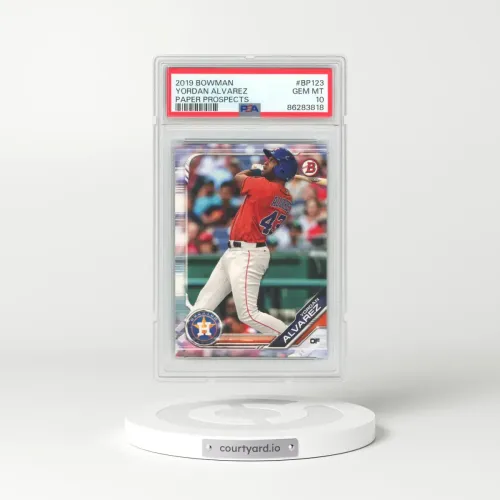2019 Bowman Paper Prospects #BP123 Yordan Alvarez (PSA 10 GEM MINT)
