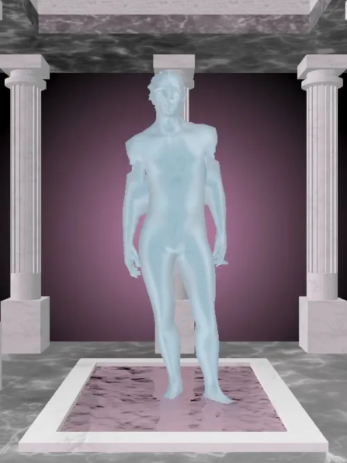 The Angry Ethereal Blue Man #1188