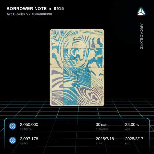Arcade.xyz Borrower Note #9915