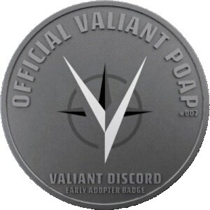 Valiant Discord - Early Adopter Badge - Joined Before January 1st 2022 - #002
