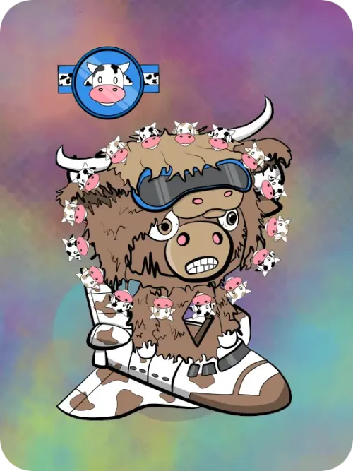 Cosmic Highland Cow #17