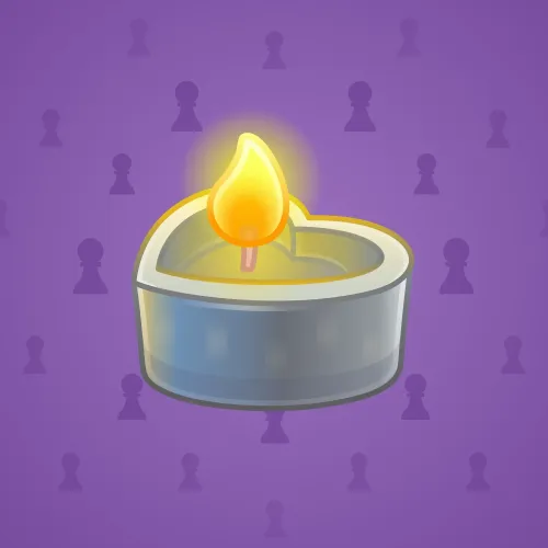 Love Candle #8153