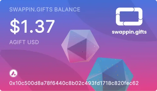 AGIFT $1.37 USD