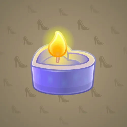 Love Candle #12058