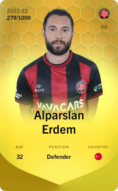 Alparslan Erdem 2021-22 • Limited 279/1000