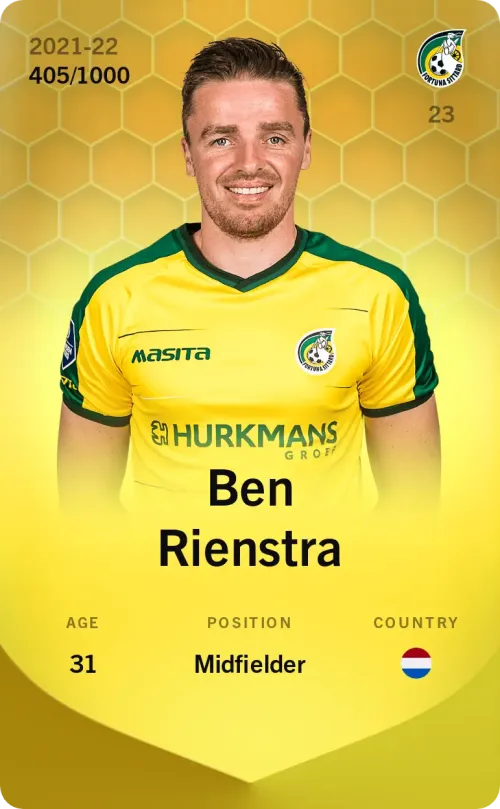 Ben Rienstra 2021-22 • Limited 405/1000