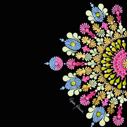 Mandala Puntillismo; Meditación del día 6 Mayo 2025 - Gissa Lavin #1