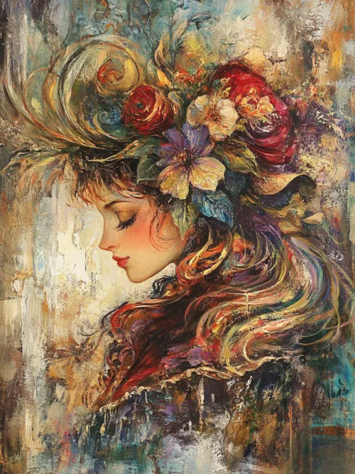 Whirlwind Floral Muse #80