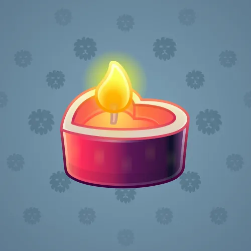 Love Candle #4107