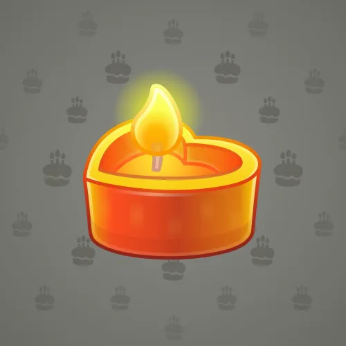 Love Candle #6606