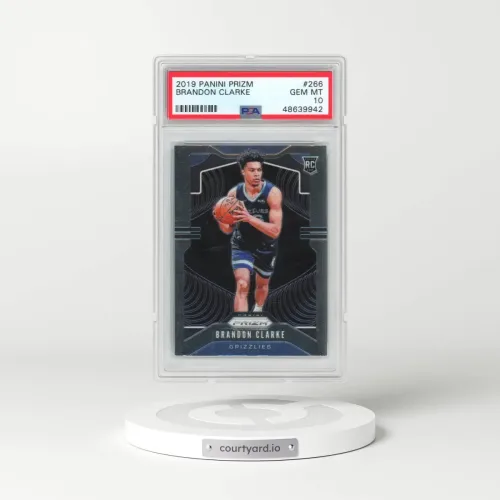 2019 Panini Prizm #266 Brandon Clarke (PSA 10 GEM MINT)