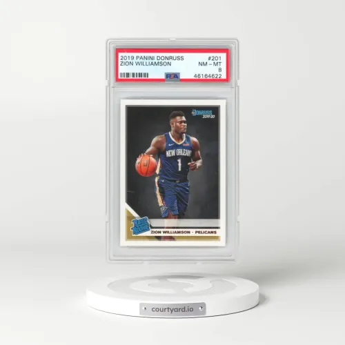 2019 Panini Donruss #201 Zion Williamson (PSA 8 NM-MT)