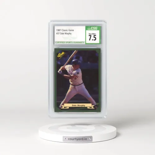 1987 Classic Game #37 Dale Murphy (CSG 7.5 NM+)